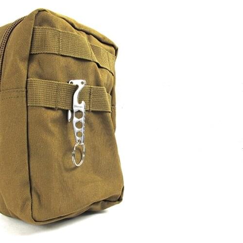 Creative Swiss Technology & Creative Outdoor Multifunction Keychain EDC Gear Mini Outdoor Camping Multi-Tool Bottle Opener