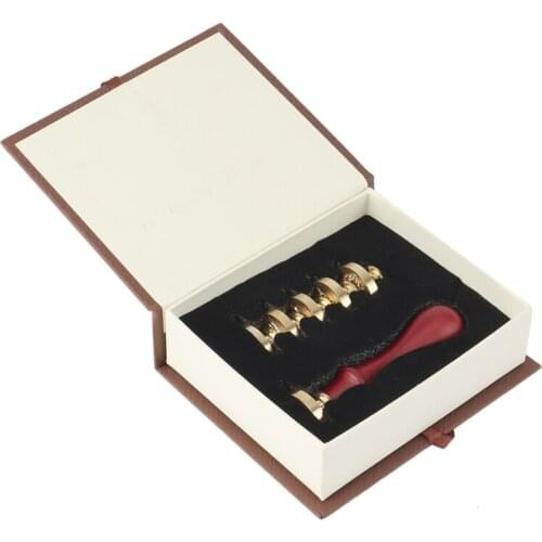 Wax Seal Stamp Set, 6+1 Pcs Vintage Rose Flowers Sealing Wax Stamps Kit With Gift Box For Envelopes, Invitations