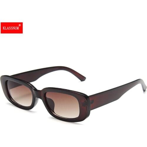 1PC Square Sun Glasses Luxury Brand Travel Small Rectangle Sunglasses Men Women Vintage Retro Oculos Lunette De Soleil Femme