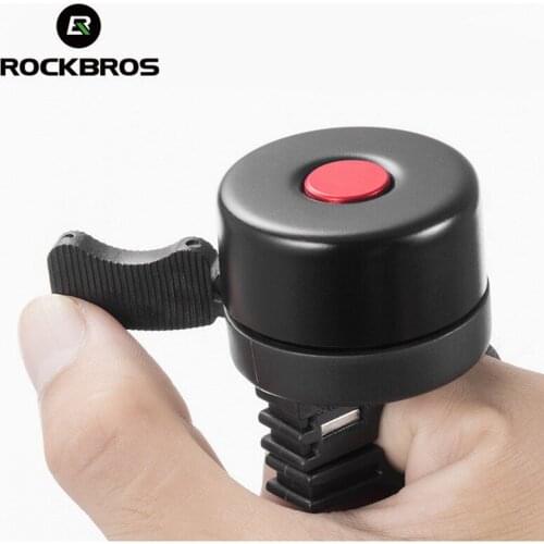 ROCKBROS Bicycle Bell Cycling Alloy Ring Mini Copper Horn Ultralight Portable MTB Road Bike Handlebar Classical Bike Accessories