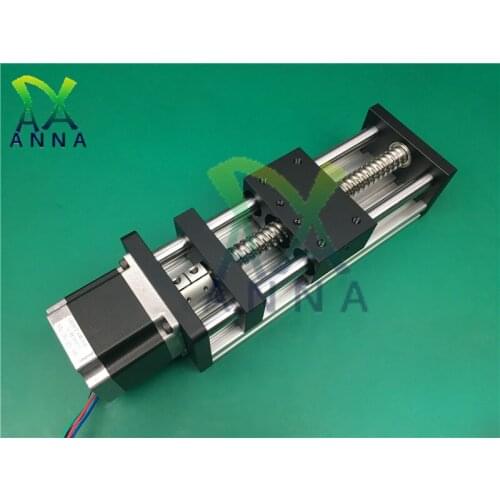 High Precision GGP 400MM Ball Screw 1204 1605 1610 Slide Rail Linear Guide Moving Table+1Pc Nema 23 motor 57 Stepper Motor