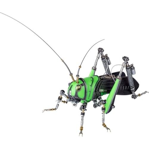 3D Mechanical Metal Locust /Grasshopper Model Assembly Steampunk Craft For Home Decor Assemble Models Kit Ornaments Gift