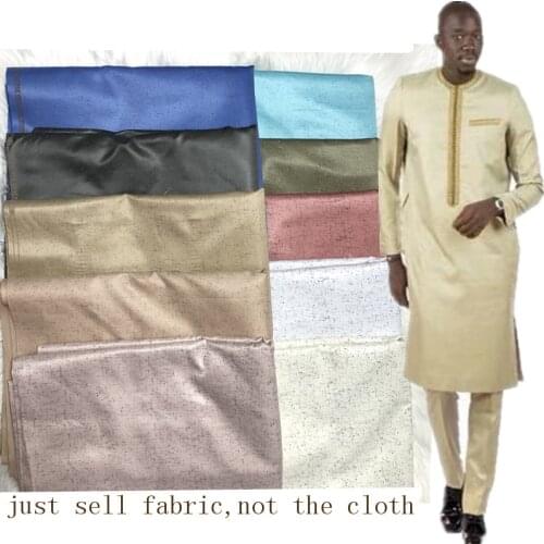 African Soft Men fabric Dubai Style TR Fabric 5yards a piece Shiny Men Material for Men dubai Cloth Fabric Men Fabric