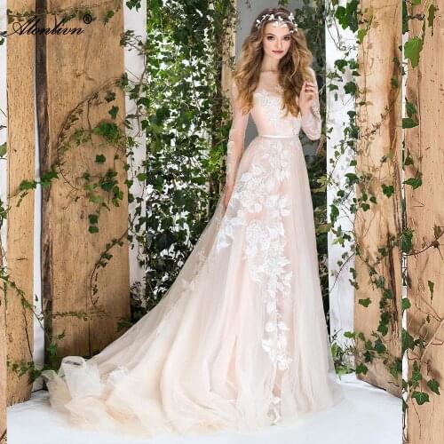 Свадебные и вечерние наряды Alonlivn China At AliExpress