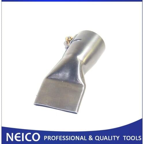 Free Shipping,10PCS 40mm Flat Weld Nozzle Tip For LESITE/ BAK / HERZ Plastic Hot Air Welding Gun