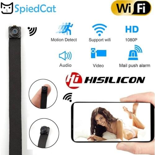 Full HD 1080P Wireless WIFI IP P2P Mini DIY Video Audio Recorder Motion Detection Flexible Surveillance Camera Support TF Card
