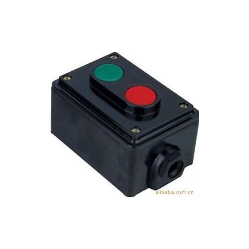 Button switch box power switch button switch self reset button box 2 button switch LA4-2H