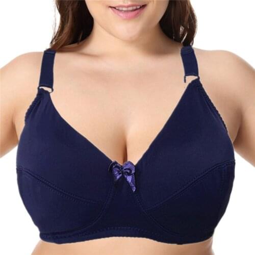 Sexy Women Bra Lace Big Bralette Full Cup Underwired Support Bra Top Lingerie Plus Size 40 42 44 46 48 50 DD E F FF G Cup 4.5