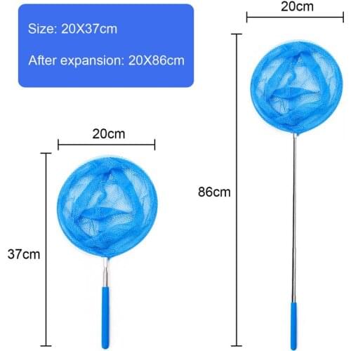 86x20 CM Pool Cleaning Net Skimmer Pool Net Pool Cleaning Net Swimming Pool Cleaner Accessorie Tools W/Handle Pool Skimming Net