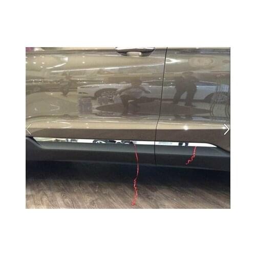 For Ford Focus 3 Mk3 2012 2013 2014 2015 2016 2017 2018 Chrome Door Side Line Body Molding Trim Cover Garnish Accent Strip 4pcs