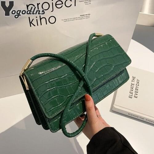 Stone Pattern Women Underarm Bag Vintage Design PU Leather Small Shoulder Bags Female Daily Clutch Tote Baguette Purse Handbags