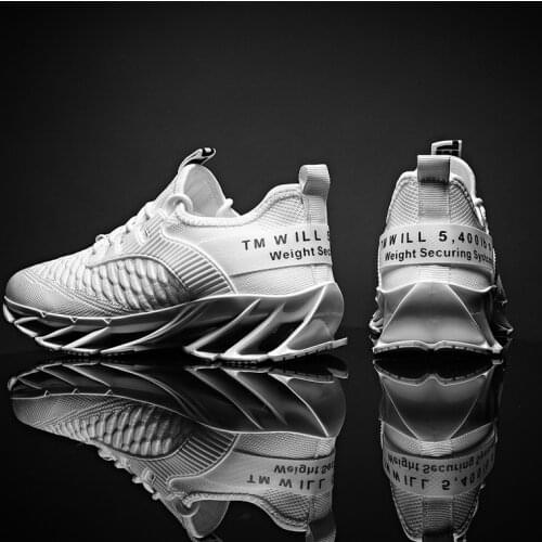 New Arrival Blade Men Running Shoes Breathable Air Mesh Sneakers Mens Shoes Non-Slip Sports Mans Trainers Lace Up Jogging Gym 9