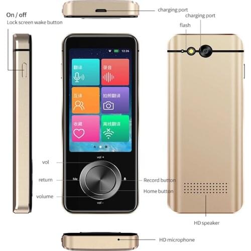 New M9 Smart Voice Translation Oral Practice WIFI Wireless Photo Translation Recording Translation Dialogue Translation Machine