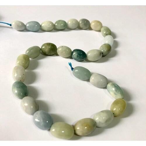 Wholesale 1string Natural Aqua marine Nugget Beads,Polished Nugget Gem Stone Beads,Gem Pendant Necklace Beads,1Strand 15.5"