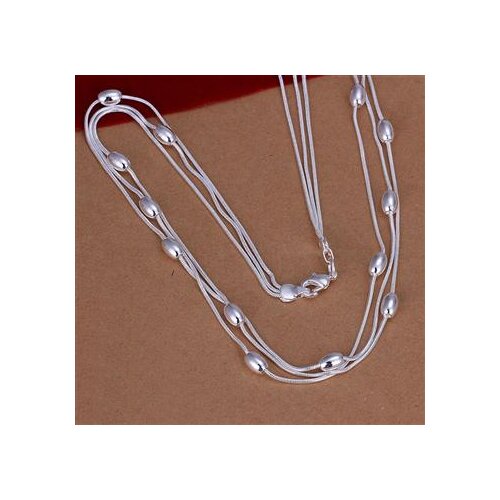 Wholesale fashion jewelry Necklace , M925 Silver color Necklace . Nice Jewelry. Good Quality N49