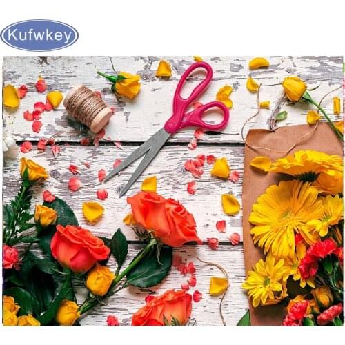 Full square diamond 5D diamond painting still lifes DIY diamond embroidery flowers Cross Stitch Rhinestone mosaic decoration