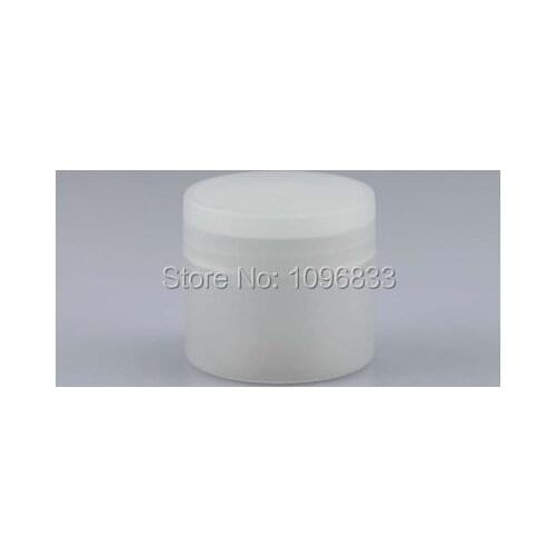 50g Empty Plastic Cream Jar Semi-transparent Color, 50g Plastic Bottle Double Layer Wall, Cosmetic Packing Container, 30pcs/Lot