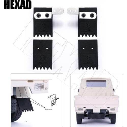Rubber Mudguard, Suitable For WPL D12 Remote Control Car With Metal Bracket Set Upgrade Accessories