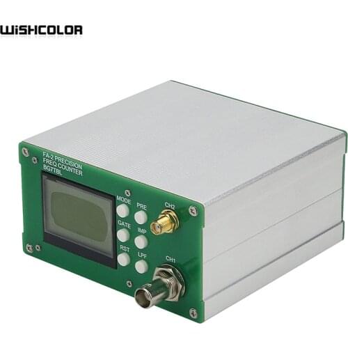 Wishcolor 1Hz-26.5GHz Frequency Counter Frequency Meter 11Bit/Sec 10MHz OCXO With Power Adapter FA-2-26.5G PLUS
