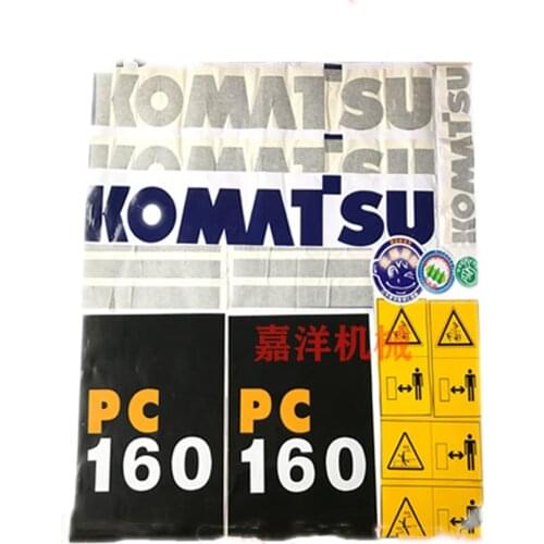 Free shipping Excavator sticker Komatsu 60/120/200/220/230/300-6 350 whole vehicle sticker label Warning sticker parts