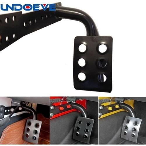 Undoeve For Jeep Wrangler Metal Left Side Dead Pedal Foot Rest Kick Panel 2007 2008 2009 2010 2011 2012 2013 2014 2015 2016 2017