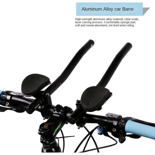 Bicycle aluminum alloy rest handle mountain bike vice handlebar road racing rest handle long distance bicycle handlebar