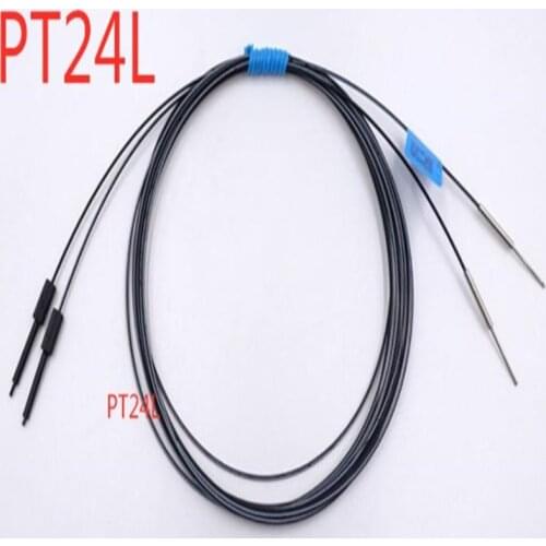 Optical fiber sensor pt24l side view 90 degrees out of optical fiber E32-T24 E32-T24R opposite type
