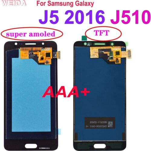 AAA+ For Samsung Galaxy J5 2016 J510 LCD Display Touch Screen Digitizer Assembly for J510 J510FN J510F J510M J510H /DS LCD