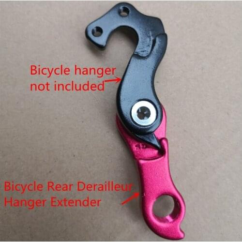 1pc Bicycle gear derailleur hanger Extender For Shimano SRAM Sunrace Cycling carbon Frame Gear Tail Hook bike extension Extender
