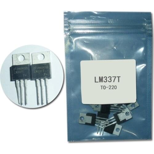 10pcs/lot LM337T voltage regulator IC TO-220 adjustable three-terminal