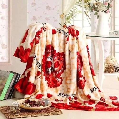 2020 New Flannel Blanket Plush Personalized Blankets for winter bed cover 1 pcs for bedroom Winter thick flannel fabric blanket