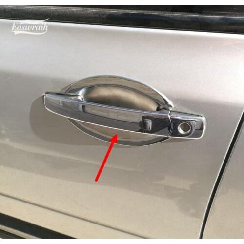 High quality car ABS chromed door handle bowl sticker trim for Nissan X-Trail T31 2008-2013 car styling accessories 4pcs