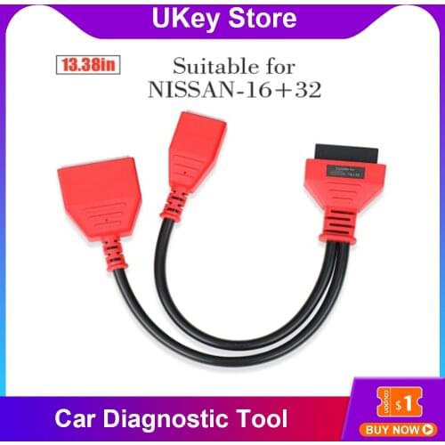 Autel 16+32 Gateway Adapter for Nissan Sylphy Key Adding No Need Password Work with IM608 IM508 Car Diagnostic Tool