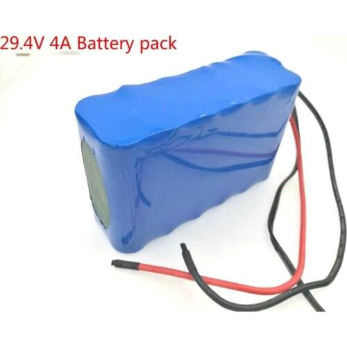 24V 7S2P 4000mah 4AH 18650 Battery Pack / LED lamps using alternate power supply / electric bicycle batteries Free shipping