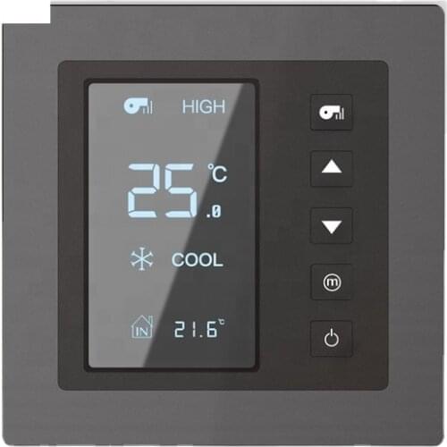 SEXANKA KNX EIB Factory Smart Home Building Automatic System Wall Switch Temperature Panel Touch Smart Temperature Controller
