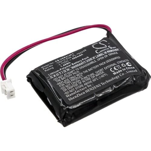 CS 400mAh / 1.48Wh battery for ViKLi E05 V2015, V2015-E05 PL-762229, V2015-E05