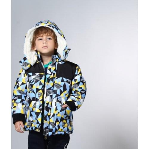 Kids Baby Boys Coats 2021 Winter Hooded Jackets Toddler Cotton Padded Clothes Childs Infant Boys Outfits for 1 2 3 4 5 Years