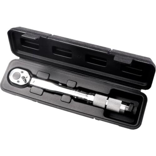 50LB 3/8 Torque Wrench Drive 19-110nm Two-way Accurate Bicycle Repair Accurately Mechanism Spanner Hand Tool