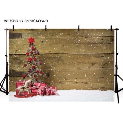 Photography Backdrops Christmas Background Fireplace Tree Winter Snow Window Interior Baby Birthday Background For Photo Studio