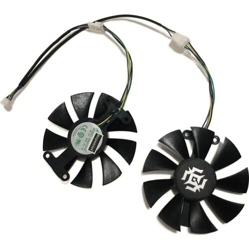 GeForce GTX 1060 950 960 GPU Cooler Alternative Cooling Fan For GALAXY GTX960 GTX950 GTX1060 BIG TIGER Cards As Replacement