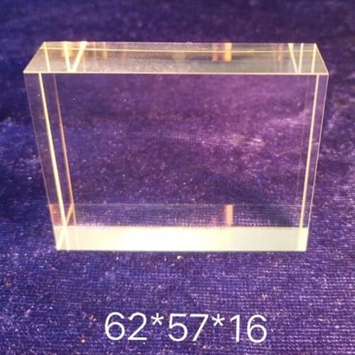 62X57X16 MM photon hair removal instrument light guide crystal, E light hair removal beauty instrument light guide crystal