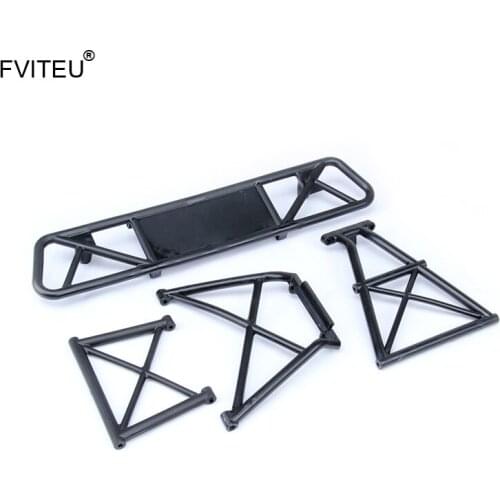 FVITEU Plastic rear bumper set for 1/5 Losi 5ive-T Rovan LT King Motor x2