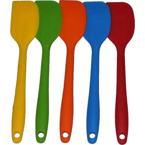 Kitchen Silicone Cake Spatula Butter Mixer Cake Tool Mixing Batter Scraper Brush Kitchen Baking Tool