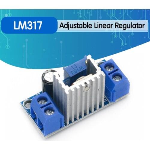 LM317 DC-DC Converter Buck Step Down Circuit Board Module Linear Regulator LM317 Adjustable Voltage Regulator Power Supply