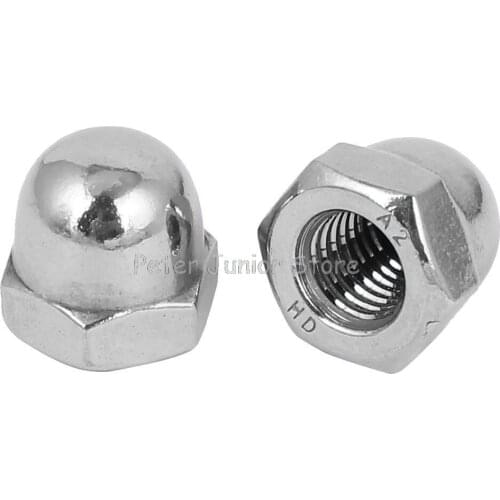 M3/M4/M5/M6/M8/M10/M12 Stainless Steel SS304 Acron Dome Head Hex Cap Protection Cover Nuts
