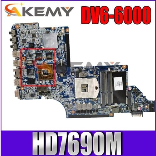 For HP Pavilion DV6 DV6-6000 Laptop Motherboard 705188-001 HD7690M graphics card 100% fully tested