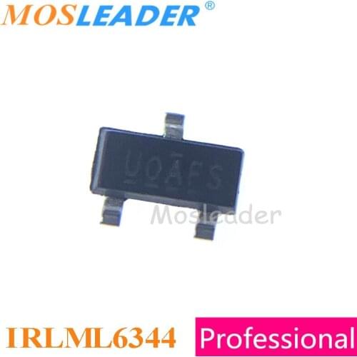Mosleader IRLML6344 SOT23 3000pcs IRLML6344PBF IRLML6344TRPBF N-Channel 5A 30V 3A 20V IRLML6344TR High quality Made in China