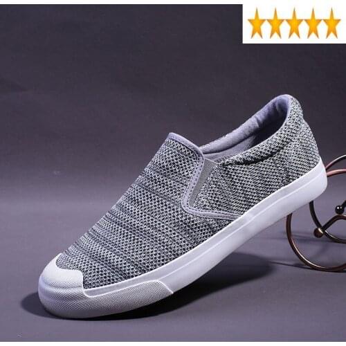 Men Canvas Shoes High Street Summer Breathable Loafers Fashion Designer Flat Sneakers Mocassin Homme Hip Hop Trainers Footwear