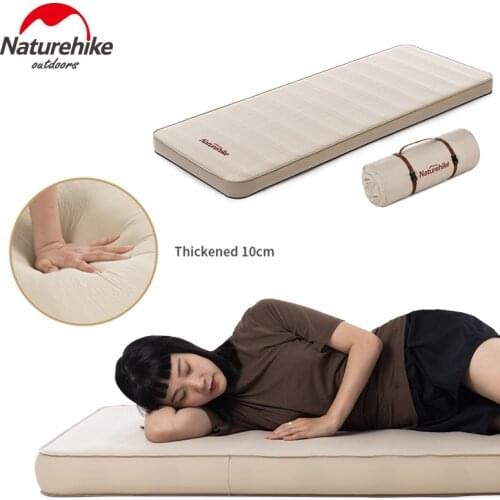 Naturehike Self-inflating Pad Portable Thickened Sponge Mat Folding Sleeping Inflatable Air Mattres for Outdoor Camping Tent