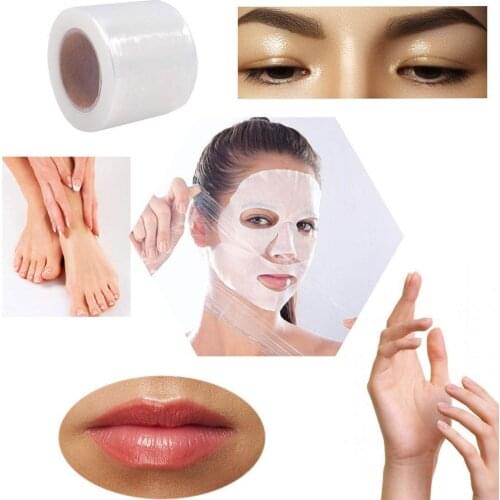 1 Roll Disposable Plastic Preservative Tattoo Film 42MM*200M Permanent Eyebrow Makeup Wrap Supplies Tattoo Microblading Tat I4L7